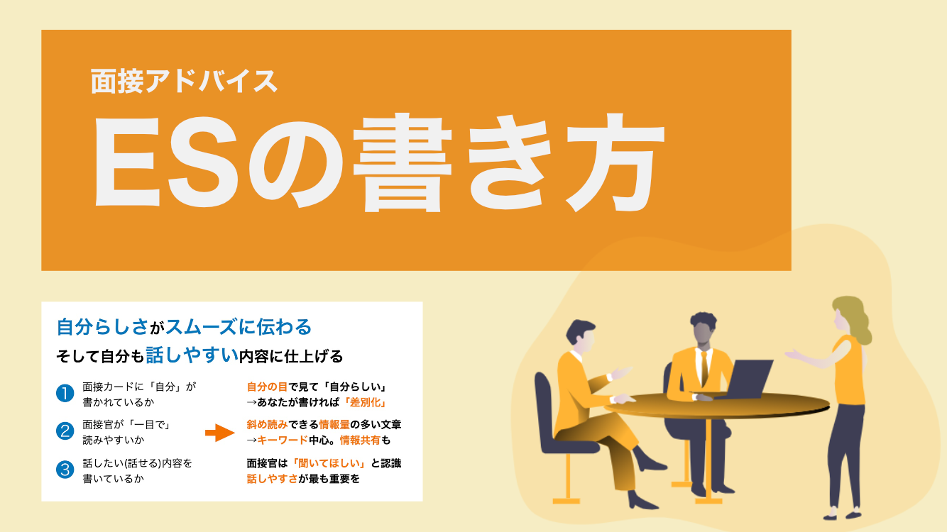 ES（面接カード）の書き方