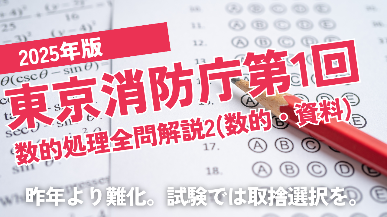 2025東京消防庁第1回2